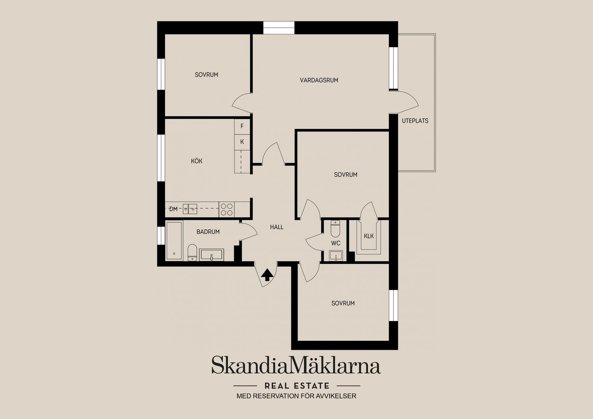 Bostadsrätt, Smålandsvägen 12, Sävja, Uppsala