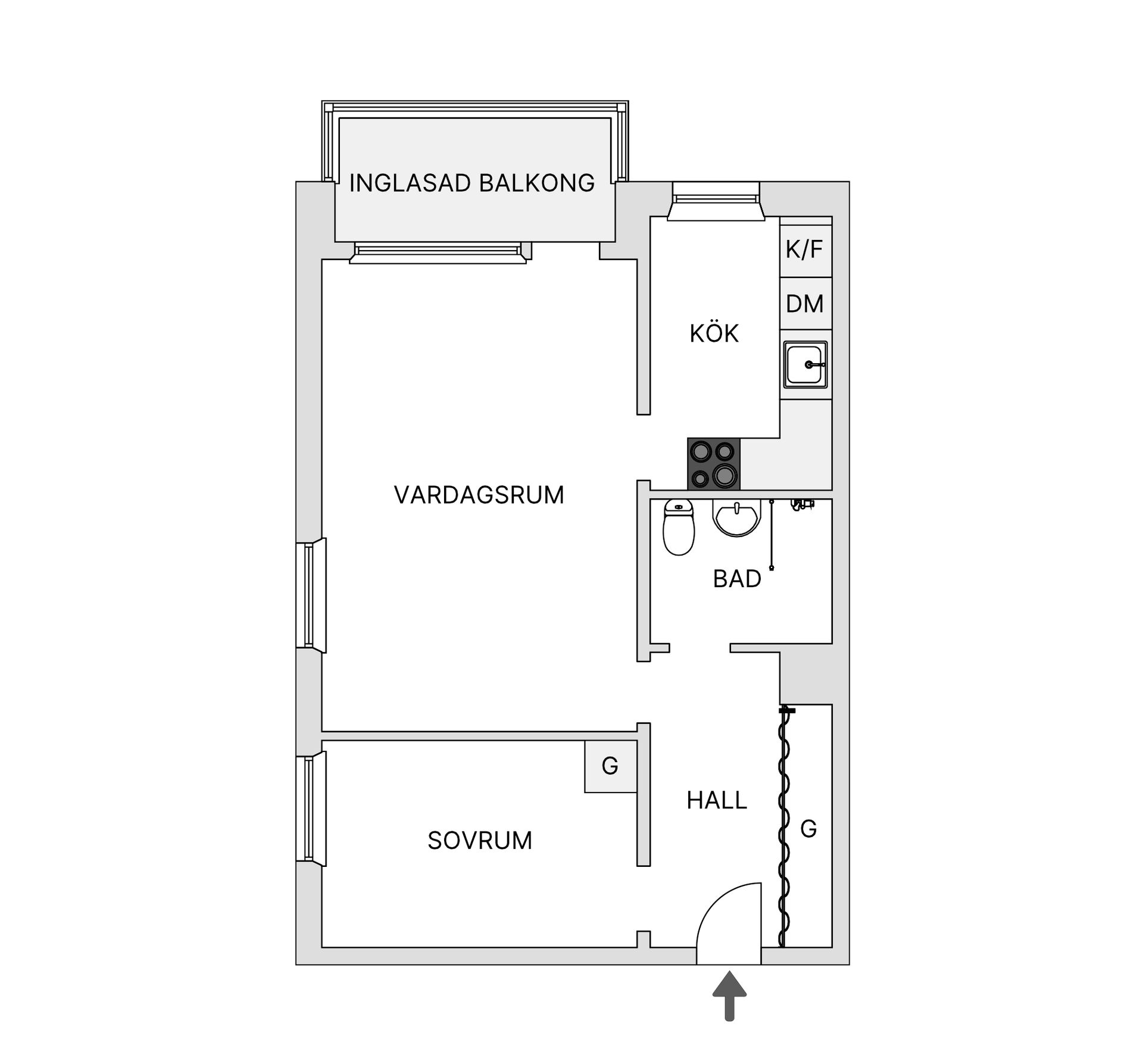 Bostadsrätt, Konsultgatan 17, Södertorp, Malmö