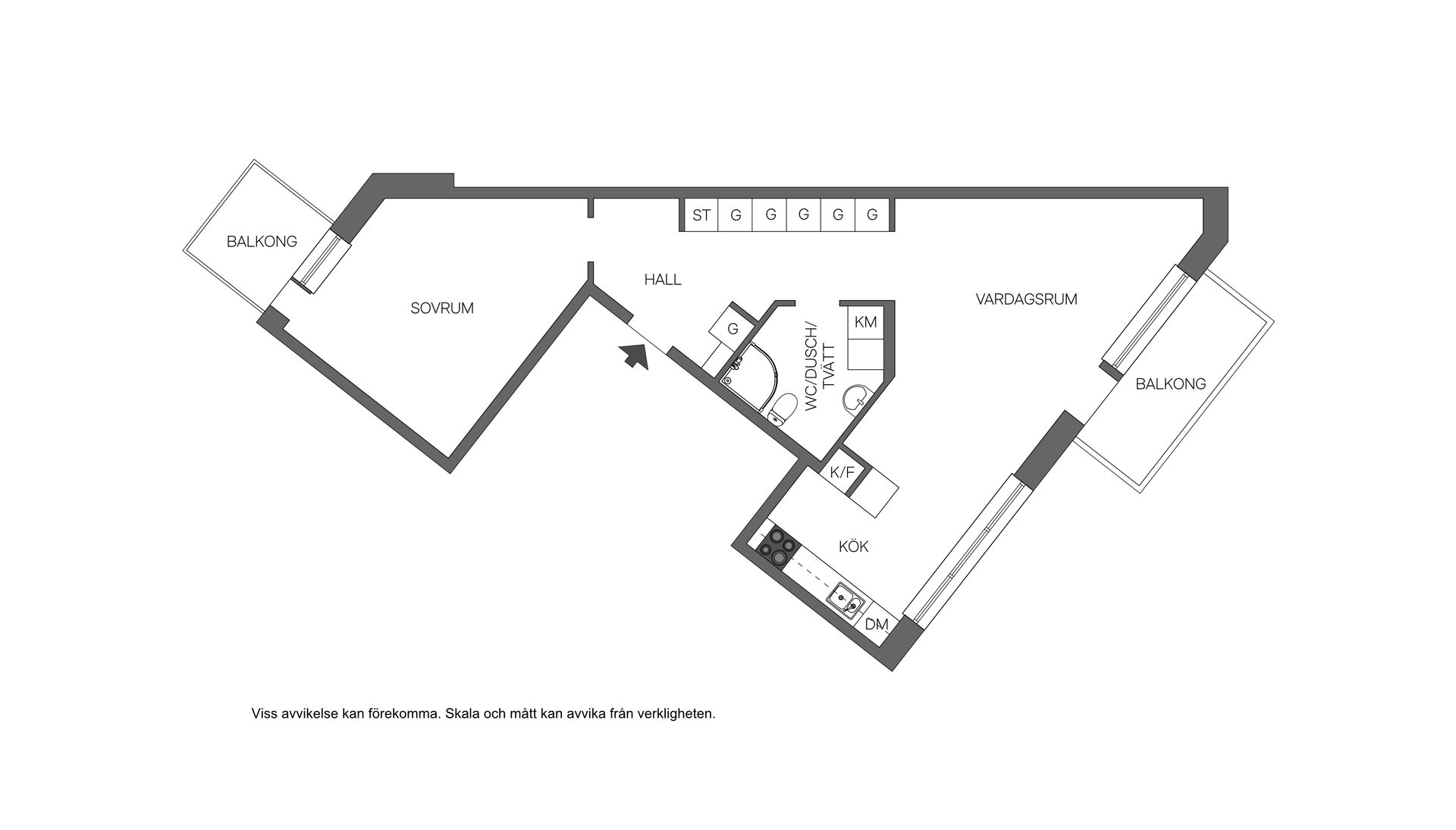 Bostadsrätt, Neptungatan 12, Öster Mälarstrand, Västerås