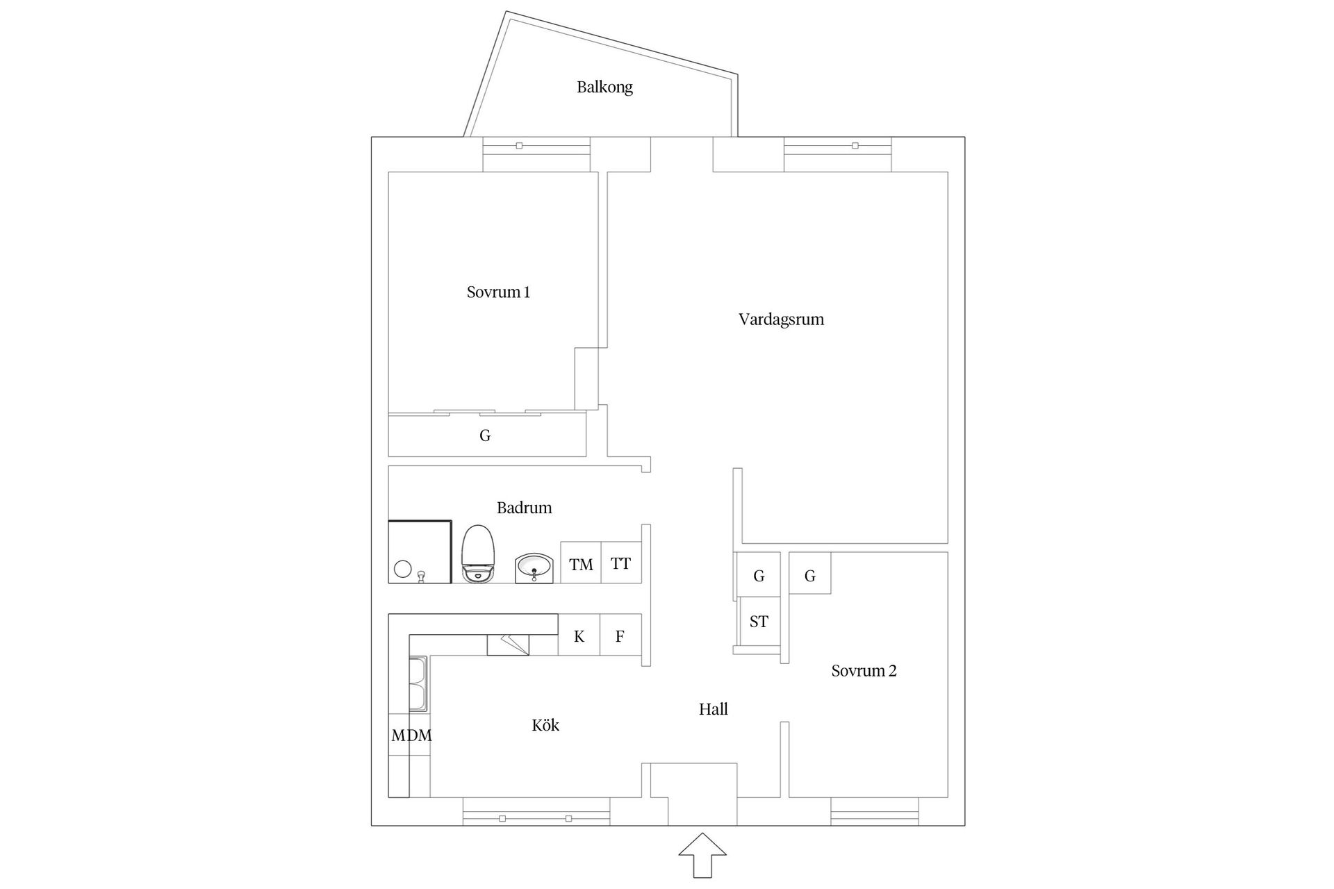 Bostadsrätt, Tärnvägen 8A, Väster, Lund
