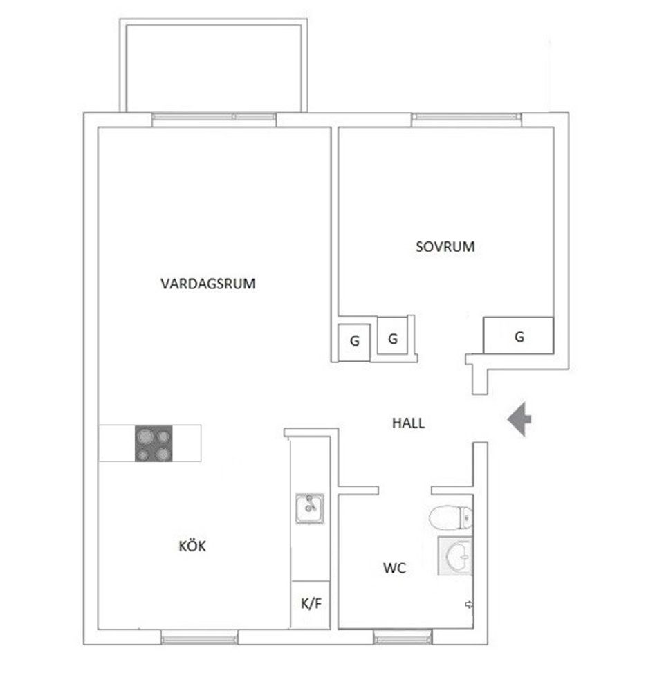 Bostadsrätt, Nynäsvägen 352, Enskede - Gamla Enskede, Stockholm