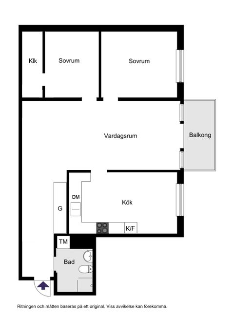 Bostadsrätt, Grenljusbacken 26, 1,5tr, Gröndal, Stockholm