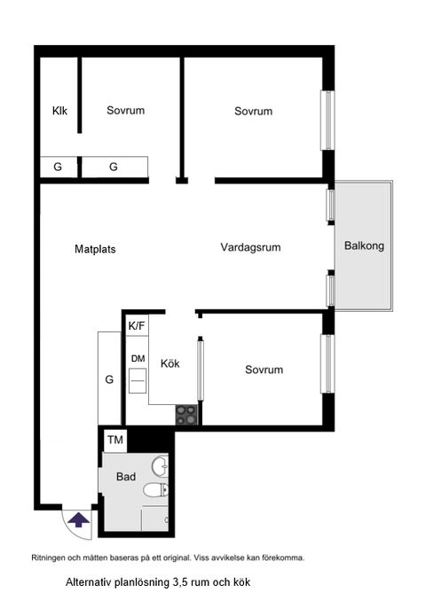 Bostadsrätt, Grenljusbacken 26, 1,5tr, Gröndal, Stockholm