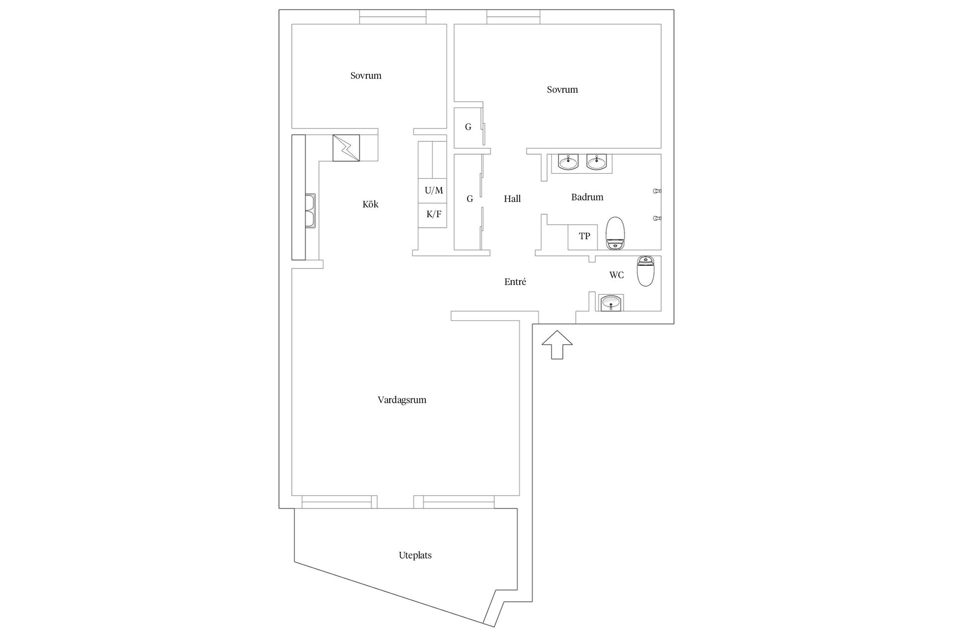 Bostadsrätt, Krankajen 4, Dockan, Malmö