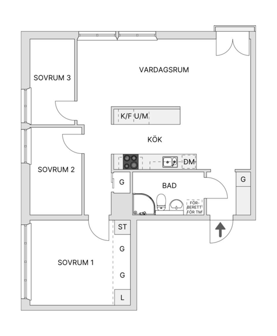Bostadsrätt, Fatburs brunnsgata 33A, Södermalm - Maria Magdalena, Stockholm