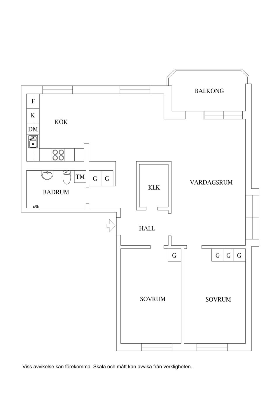 Bostadsrätt, Kabelgatan 3A, Bergnäset, Luleå
