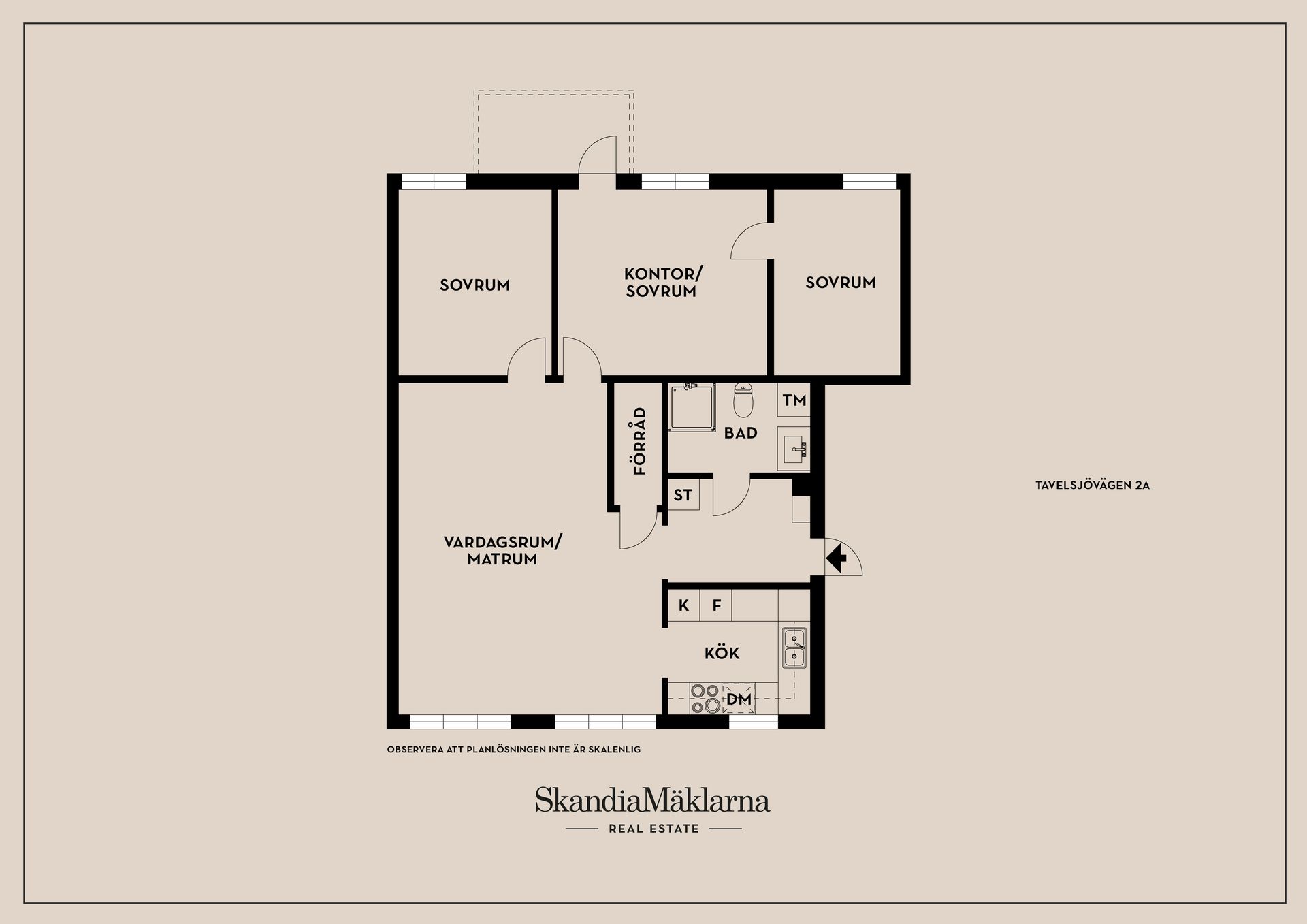 Bostadsrätt, Tavelsjövägen 2A, Årsta, Stockholm