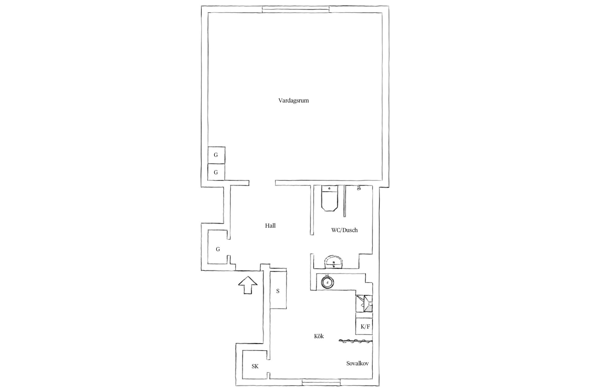 Bostadsrätt, Gustavsplatsen 1N, Bagaregården, Göteborg