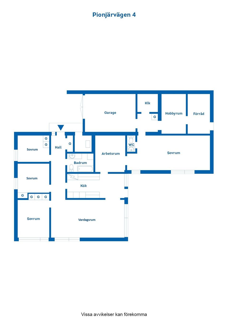 Villa, Pionjärvägen 4, Viggestorp, Finspång