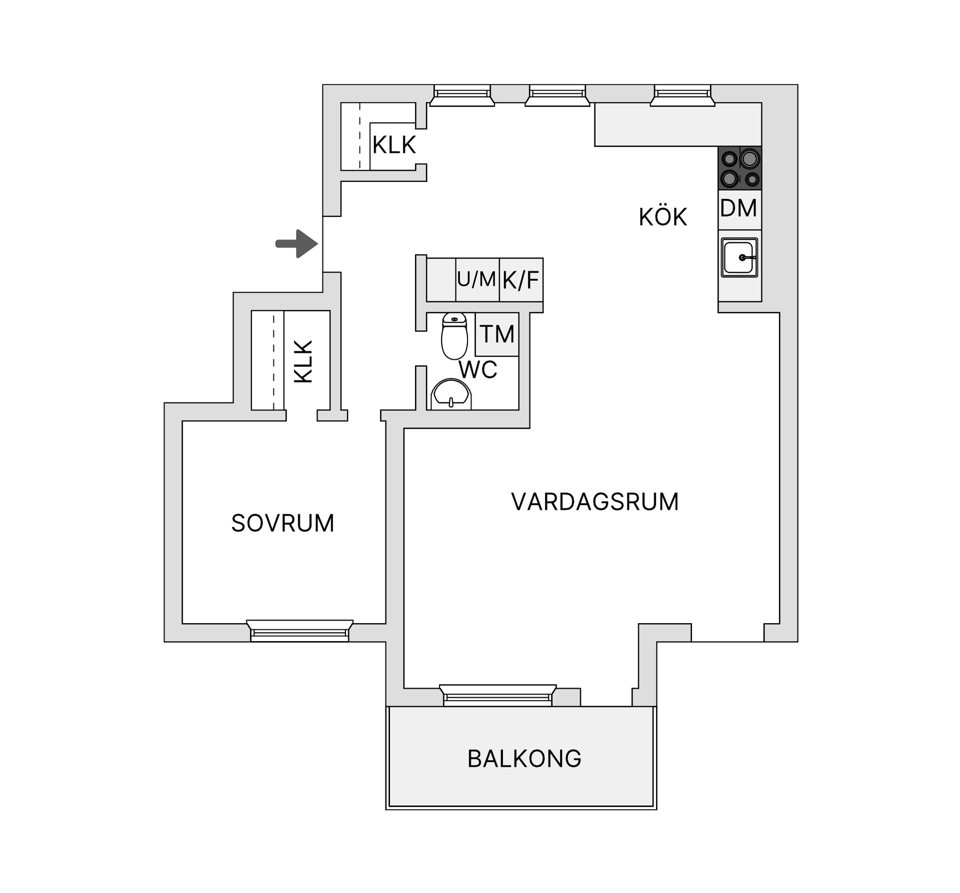 Bostadsrätt, Rondellen 3, Kallhäll, Järfälla