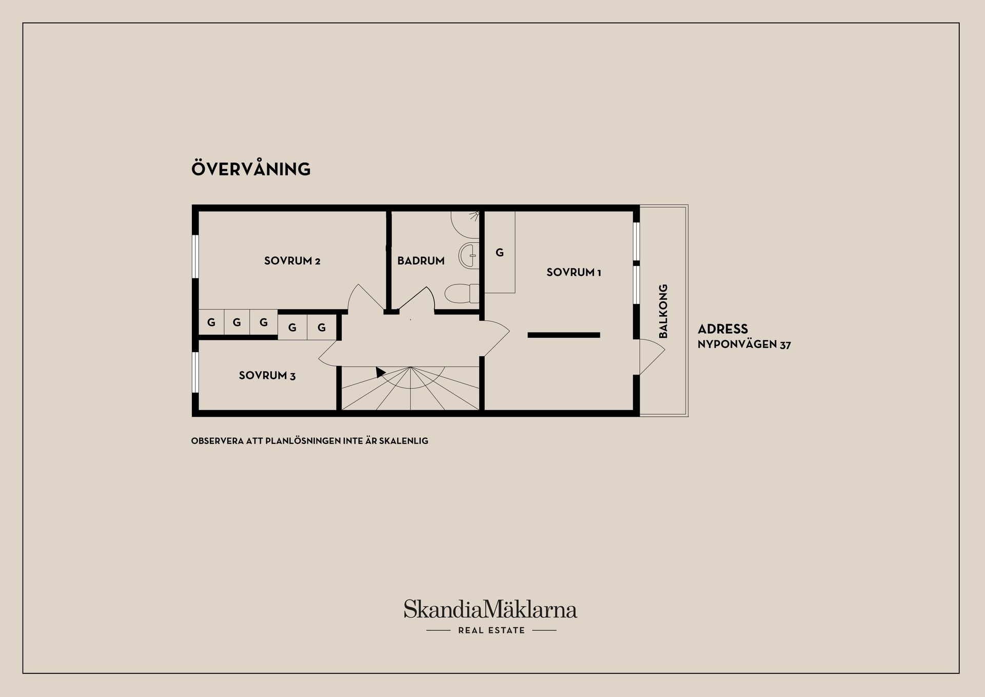 Radhus, Nyponvägen 37, Peterslund, Oxelösund