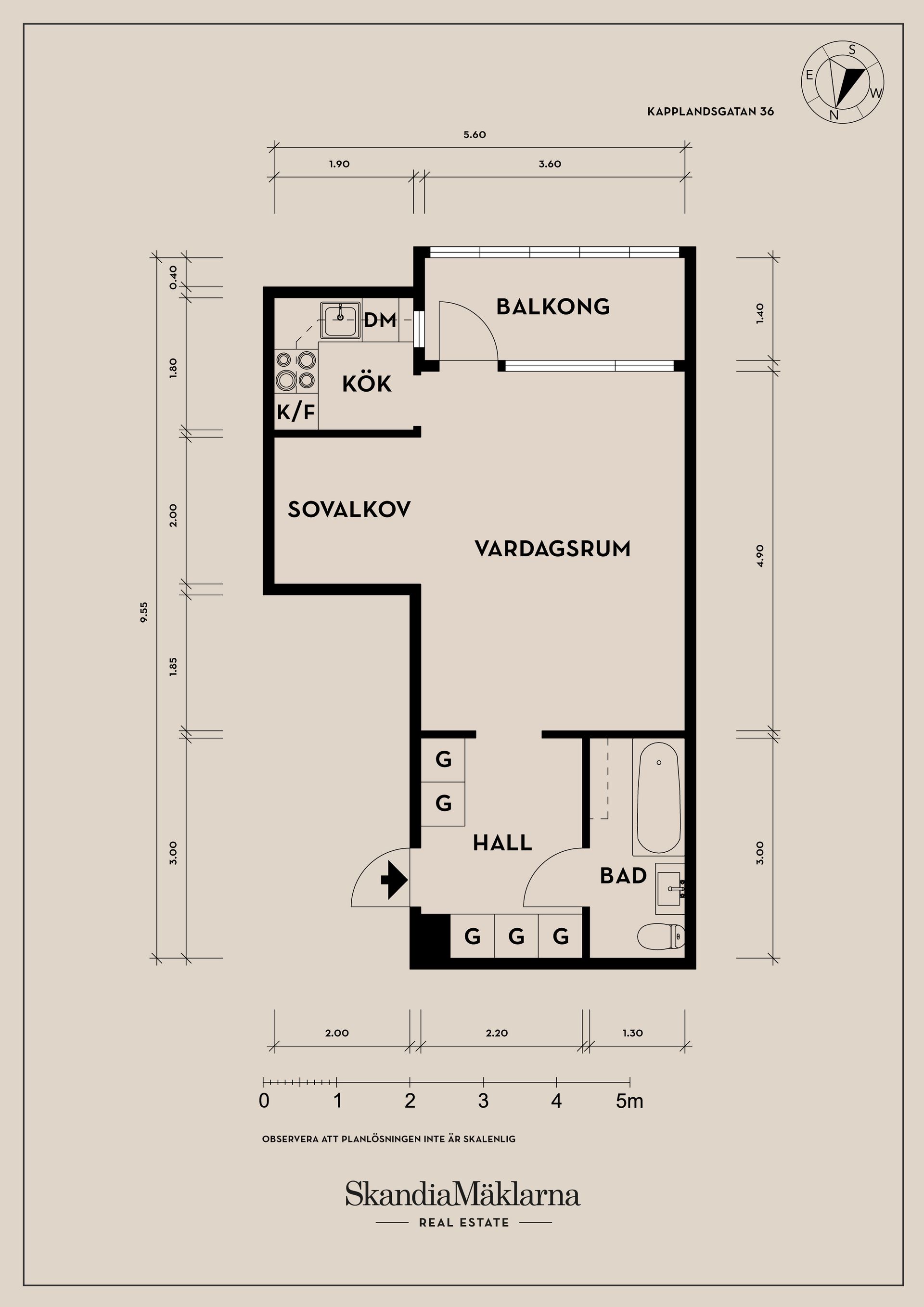 Bostadsrätt, Kapplandsgatan 36, Göteborg