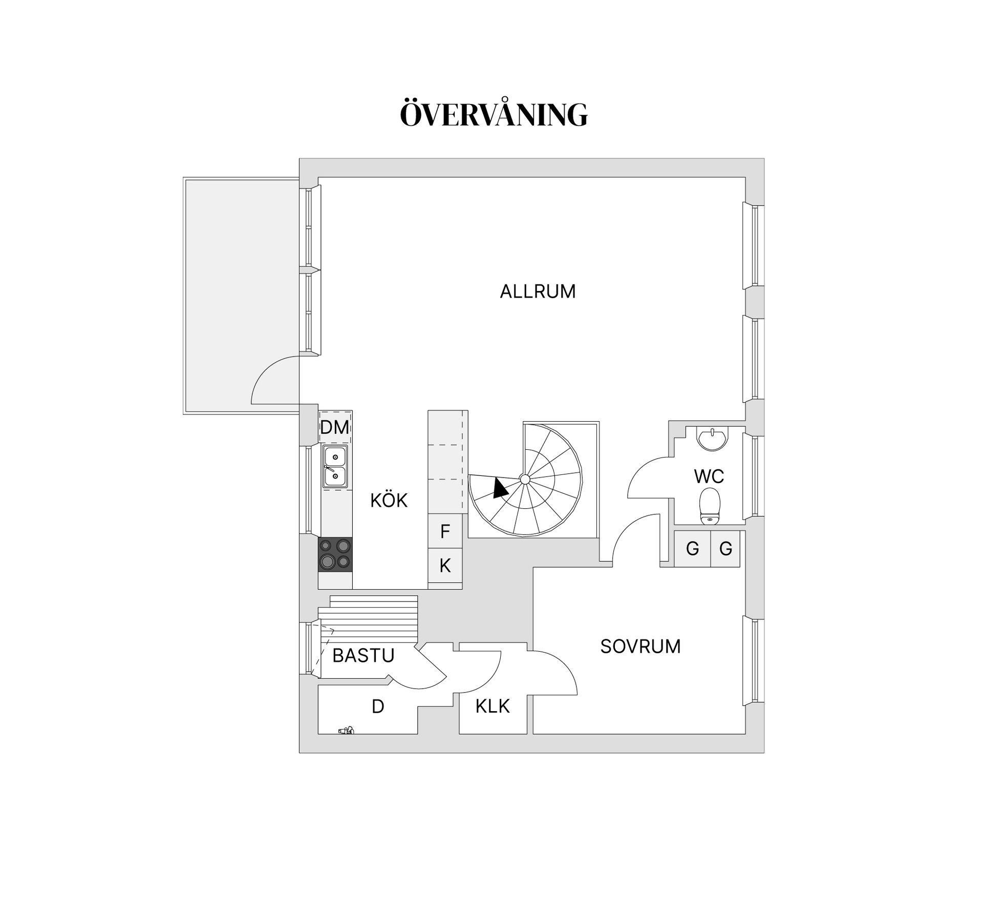 Bostadsrätt, Köpmangatan 14C, Centrum, Skellefteå