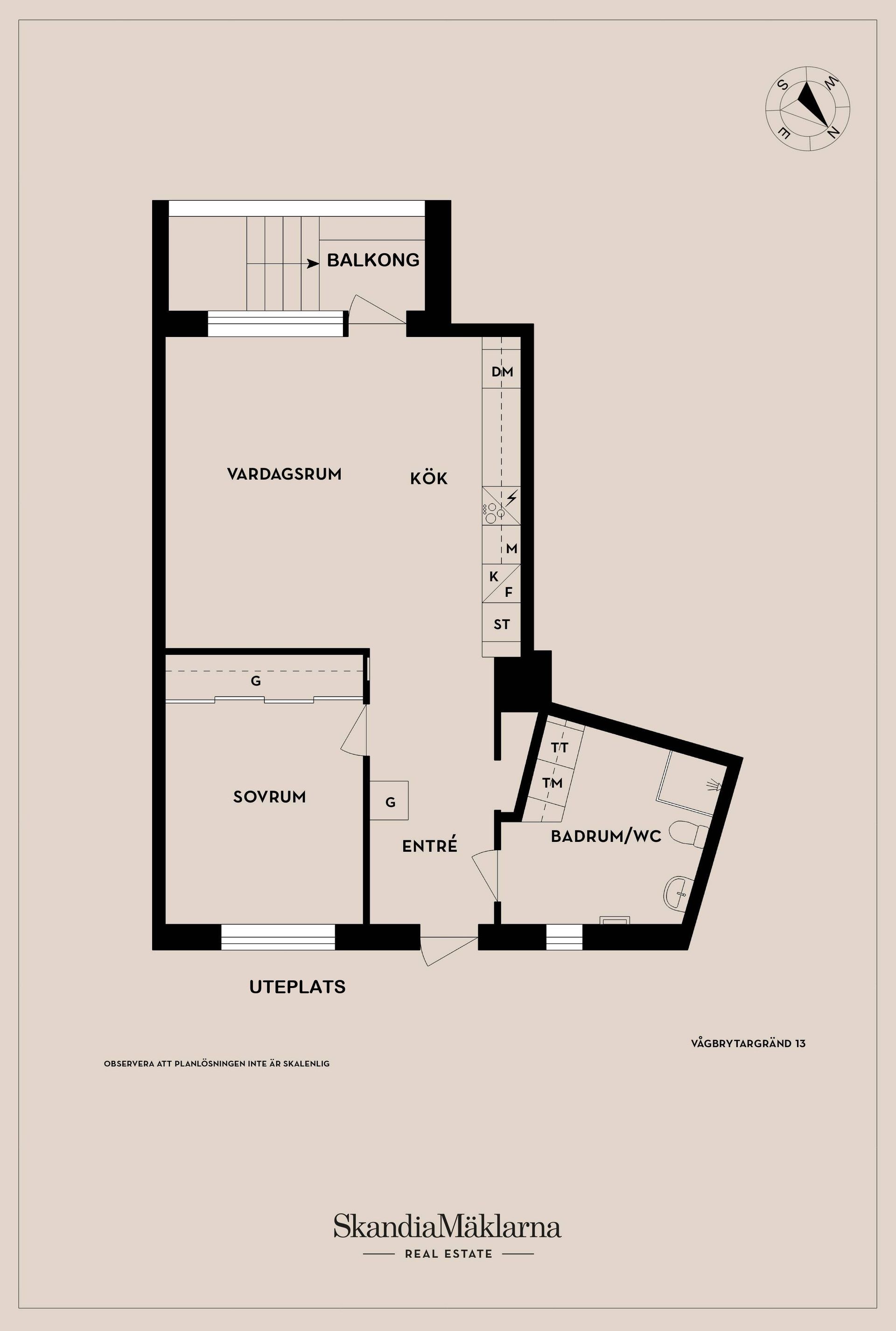 Bostadsrätt, Vågbrytargränd 13, Oceanhamnen, Helsingborg