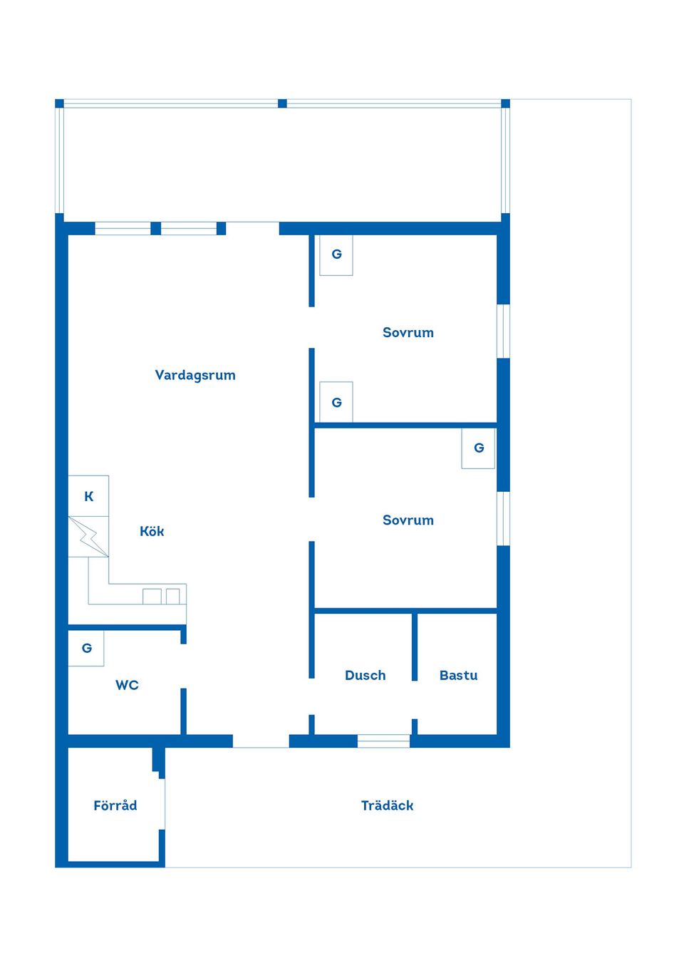 Bostadsrätt, Radhus, Rödluvevägen 8B, Gesunda, Mora