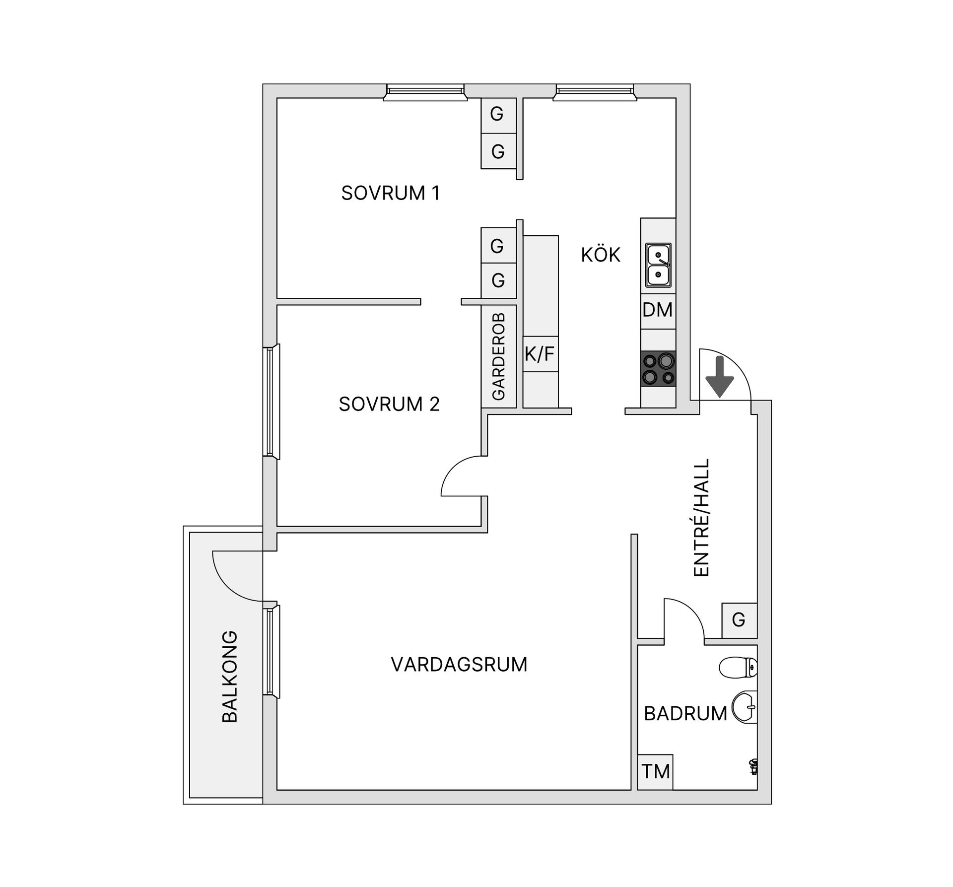 Bostadsrätt, Fröjavägen 10E, Frösön, Östersund
