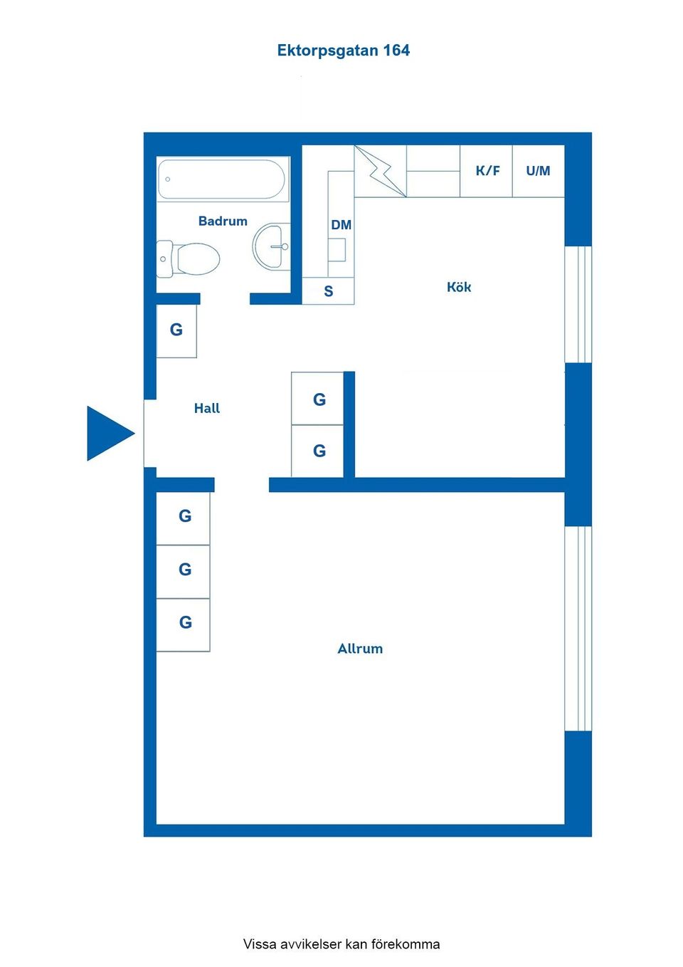 Bostadsrätt, Ektorpsgatan 164, Kaffebacken, Norrköping