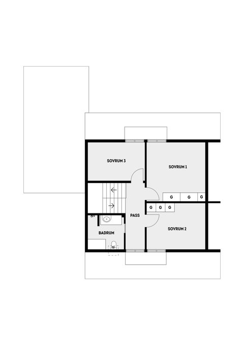 Radhus, Meijerfeldts väg 33, Näsbypark, Täby