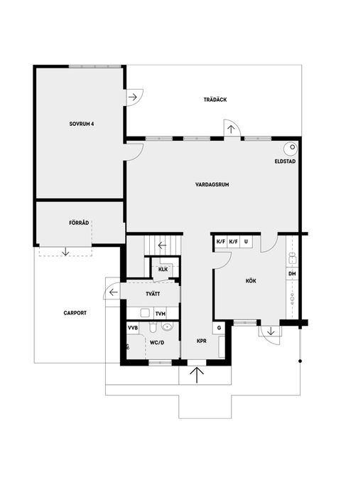 Radhus, Meijerfeldts väg 33, Näsbypark, Täby