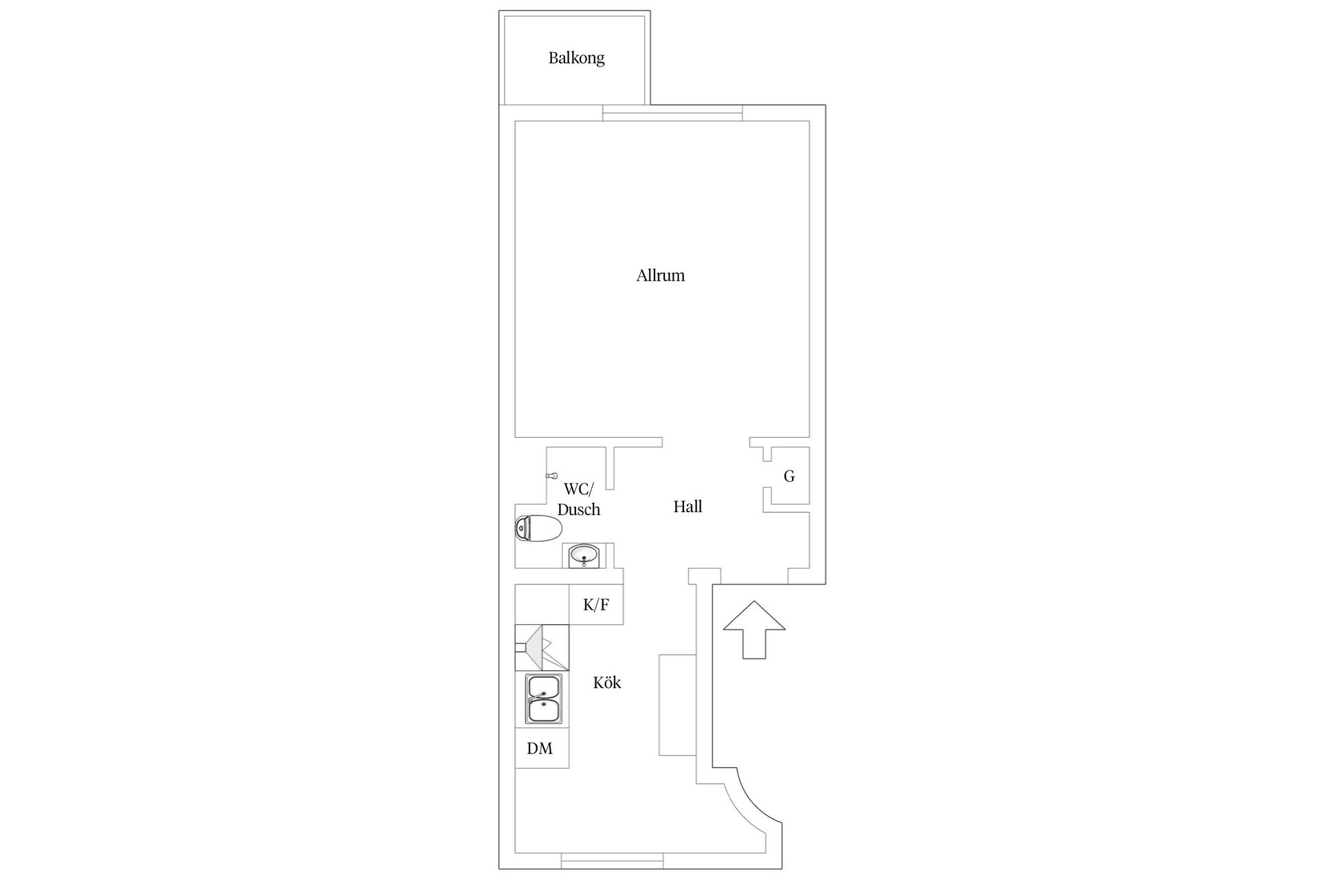 Bostadsrätt, Sulitelmagatan 1C, Strömmensberg, Göteborg
