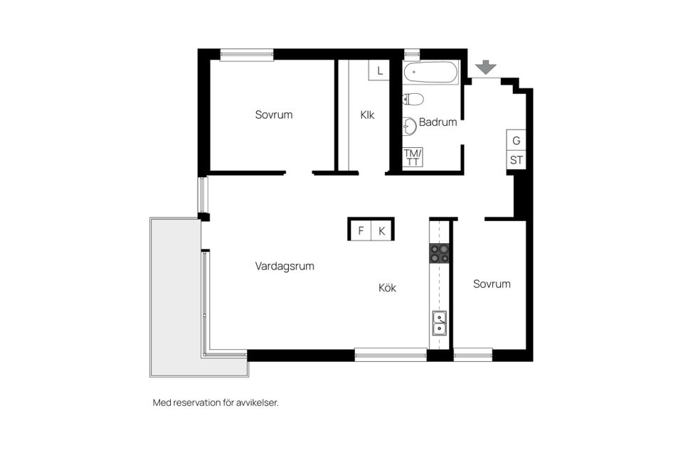 Bostadsrätt, Styrbordsgatan 22, Hammarby Sjöstad, Stockholm