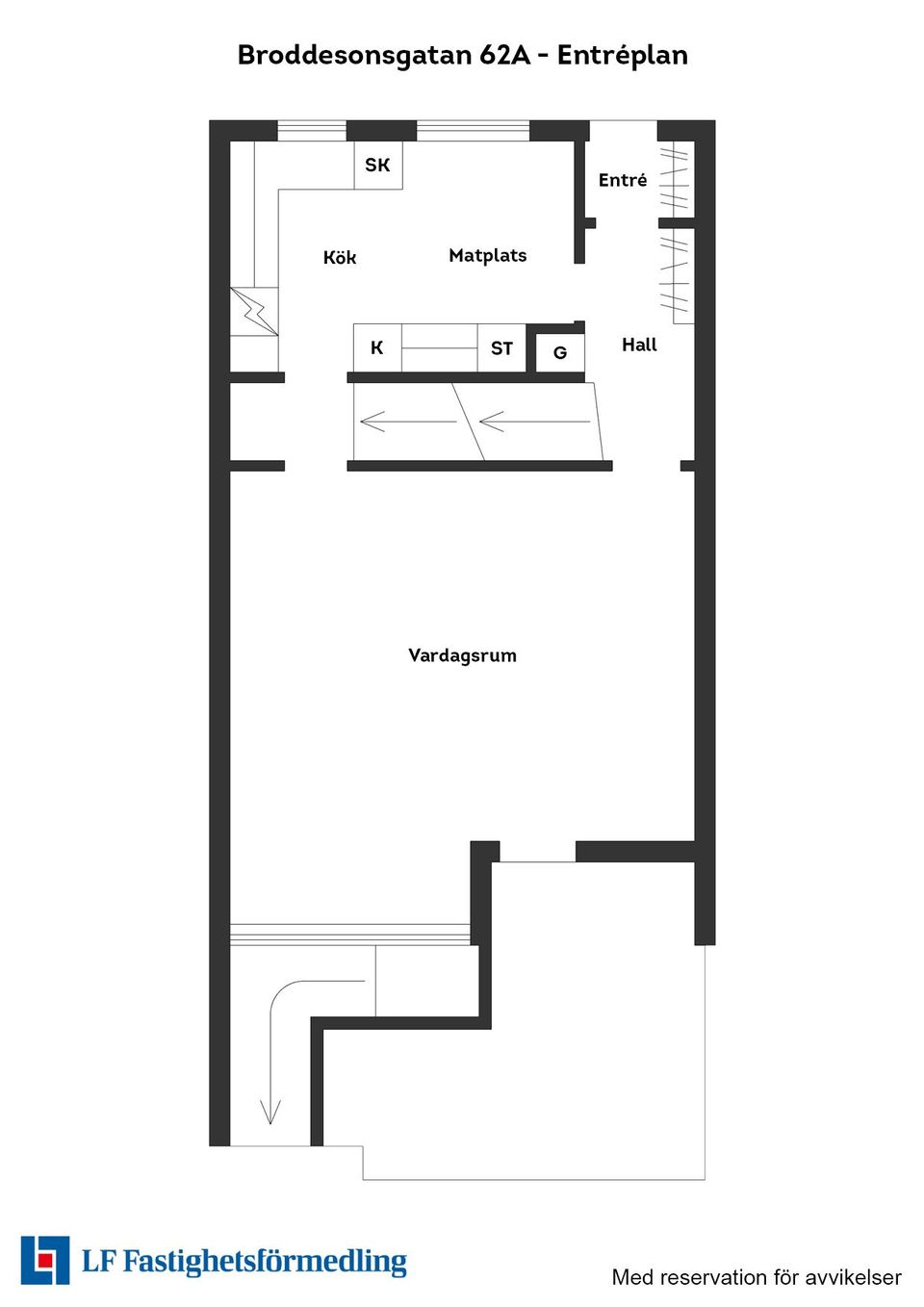 Bostadsrätt, Radhus, Broddesonsgatan 62A, Väster, Halmstad