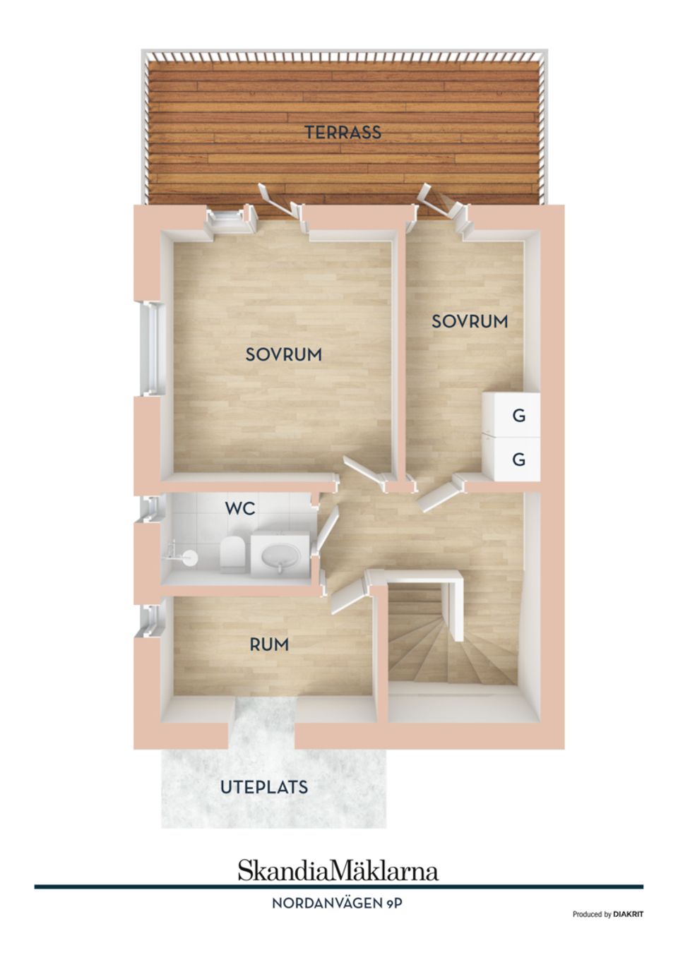 Radhus, Vårbäcksvägen 6H, Tullinge Strand, Botkyrka