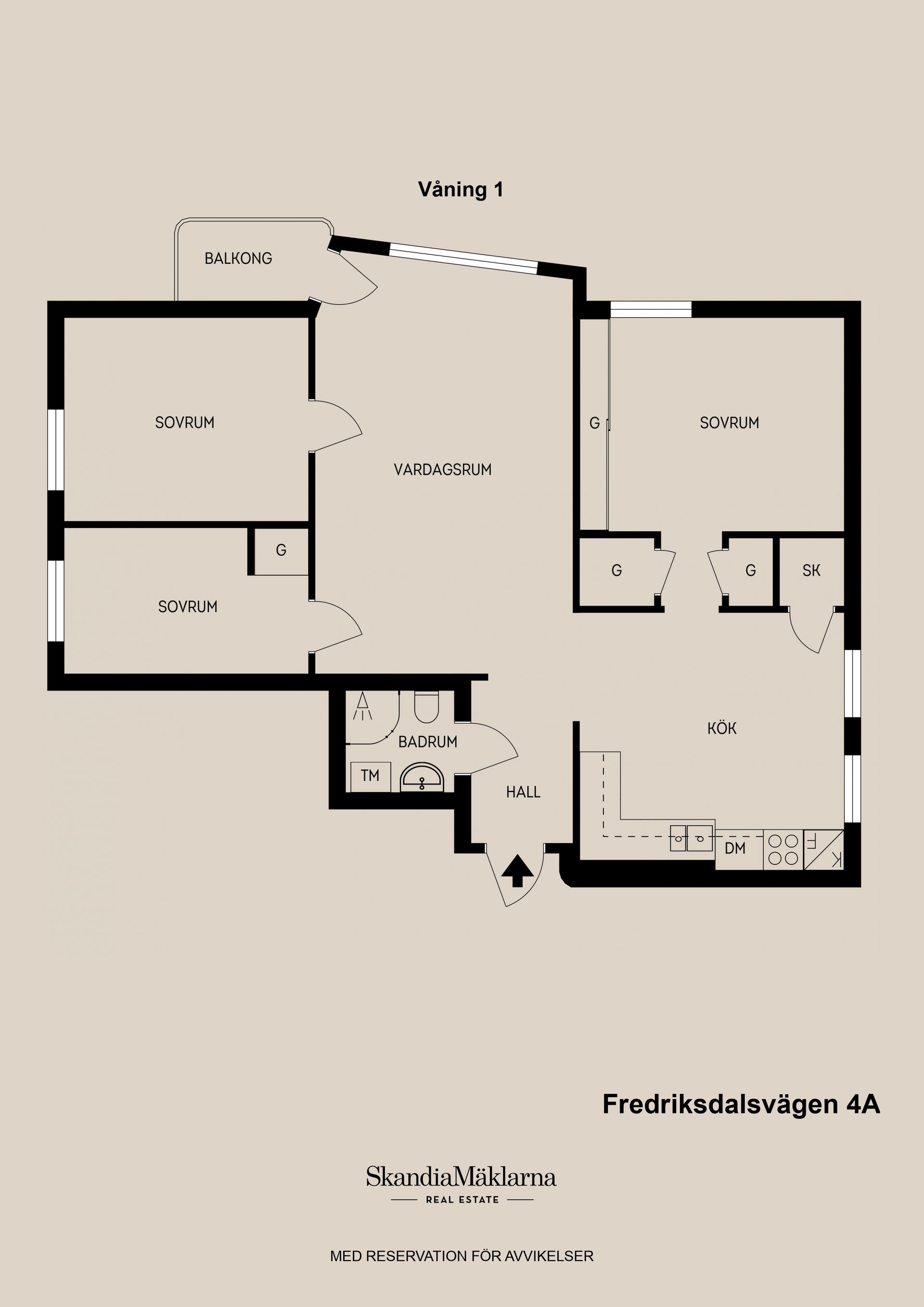 Bostadsrätt, Fredriksdalsvägen 4A, Villastaden, Gävle