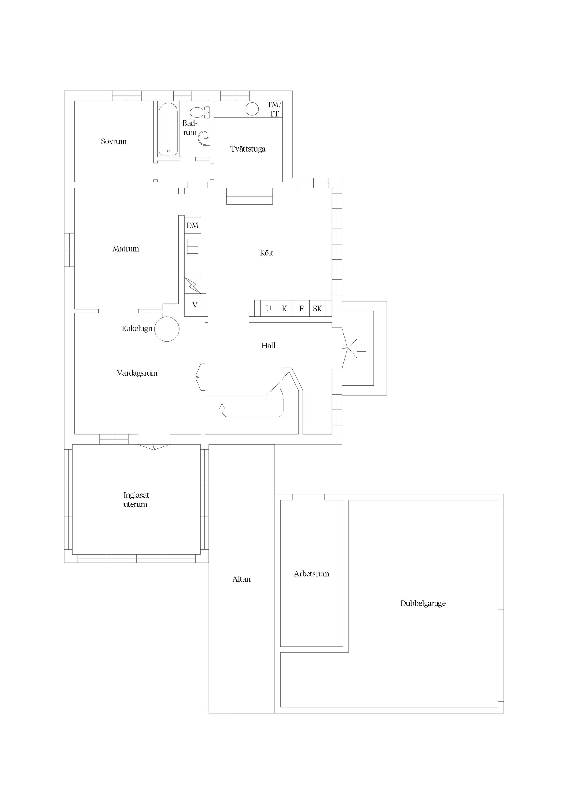 Villa, Klockargatan 8, Sundsvall