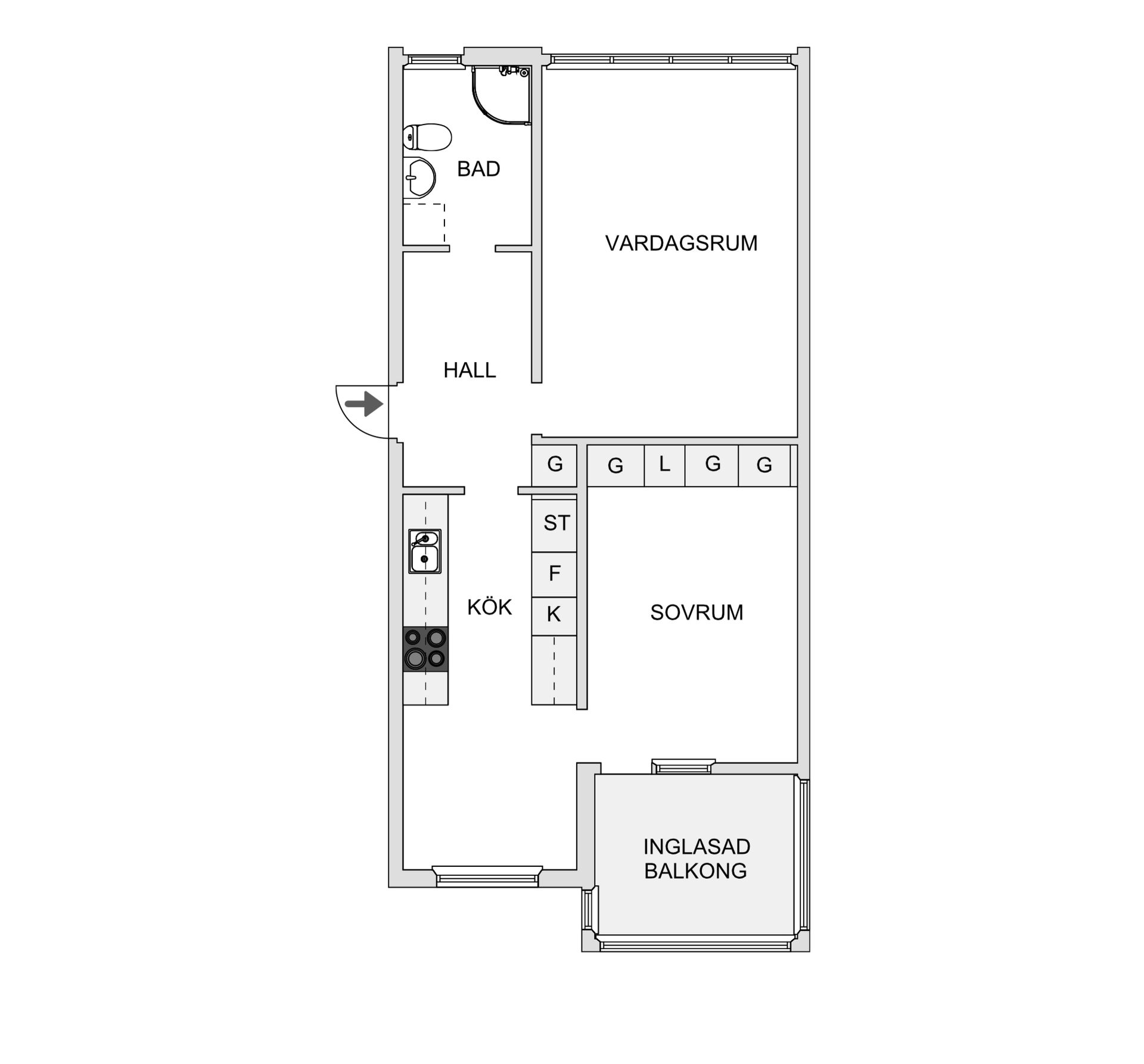 Bostadsrätt, Orkestervägen 44, Sjungande dalen, Skellefteå