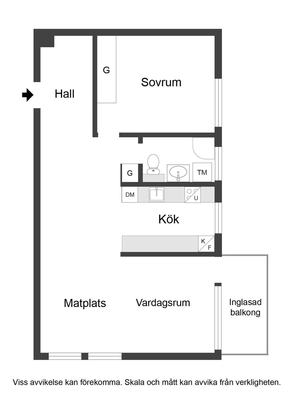 Bostadsrätt, Fortunagatan 1B, Katrineholm