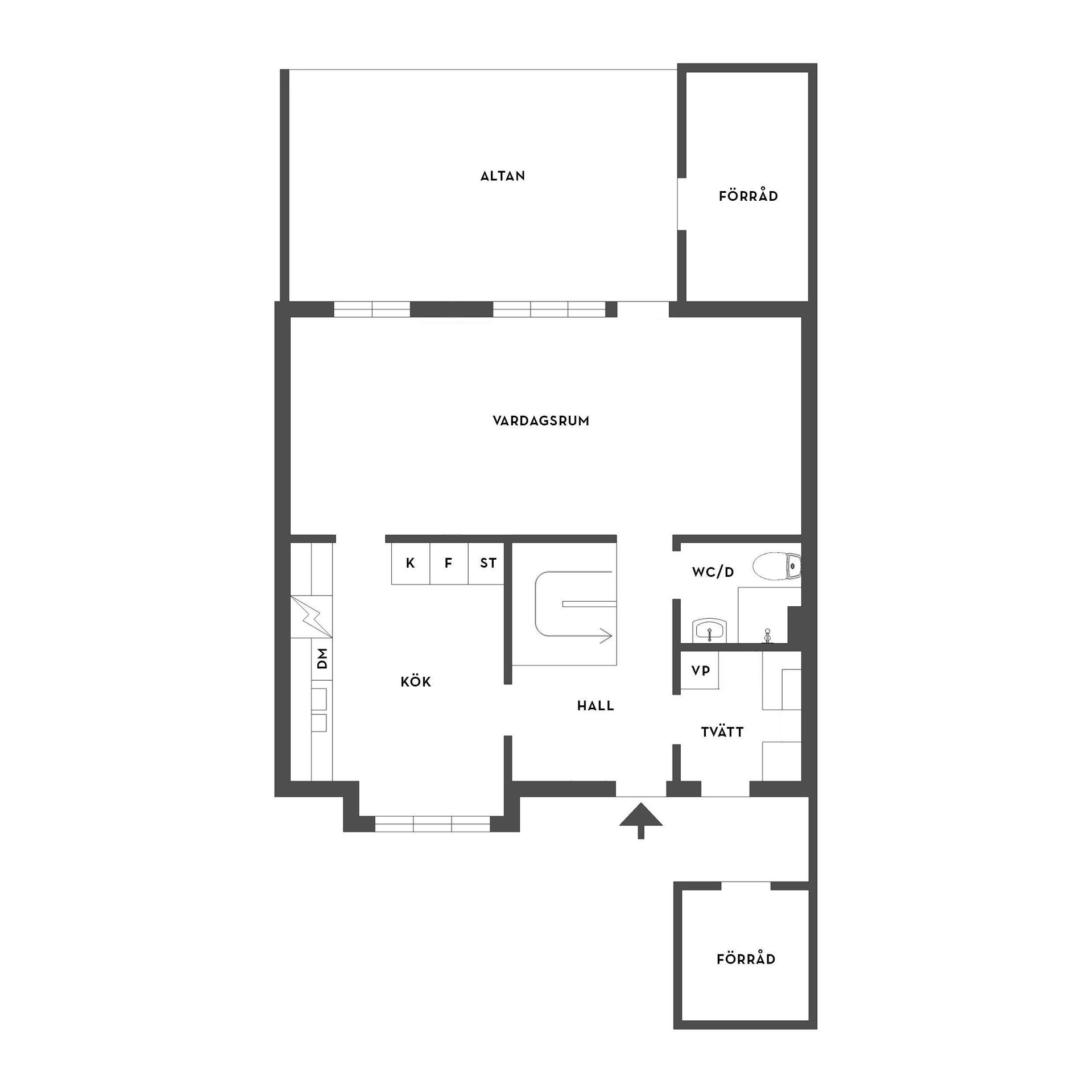 Radhus, Skördevägen 33, Åkers Styckebruk, Strängnäs