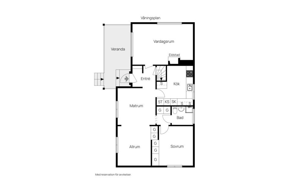 Villa, Kung Eriks väg 9, Odensberg, Falköping