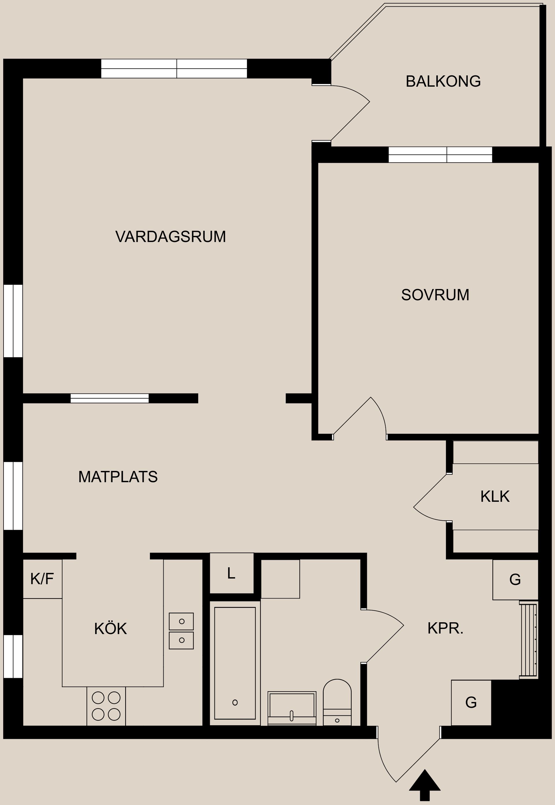 Bostadsrätt, S:t persgatan 29, Centralt, Norrköping