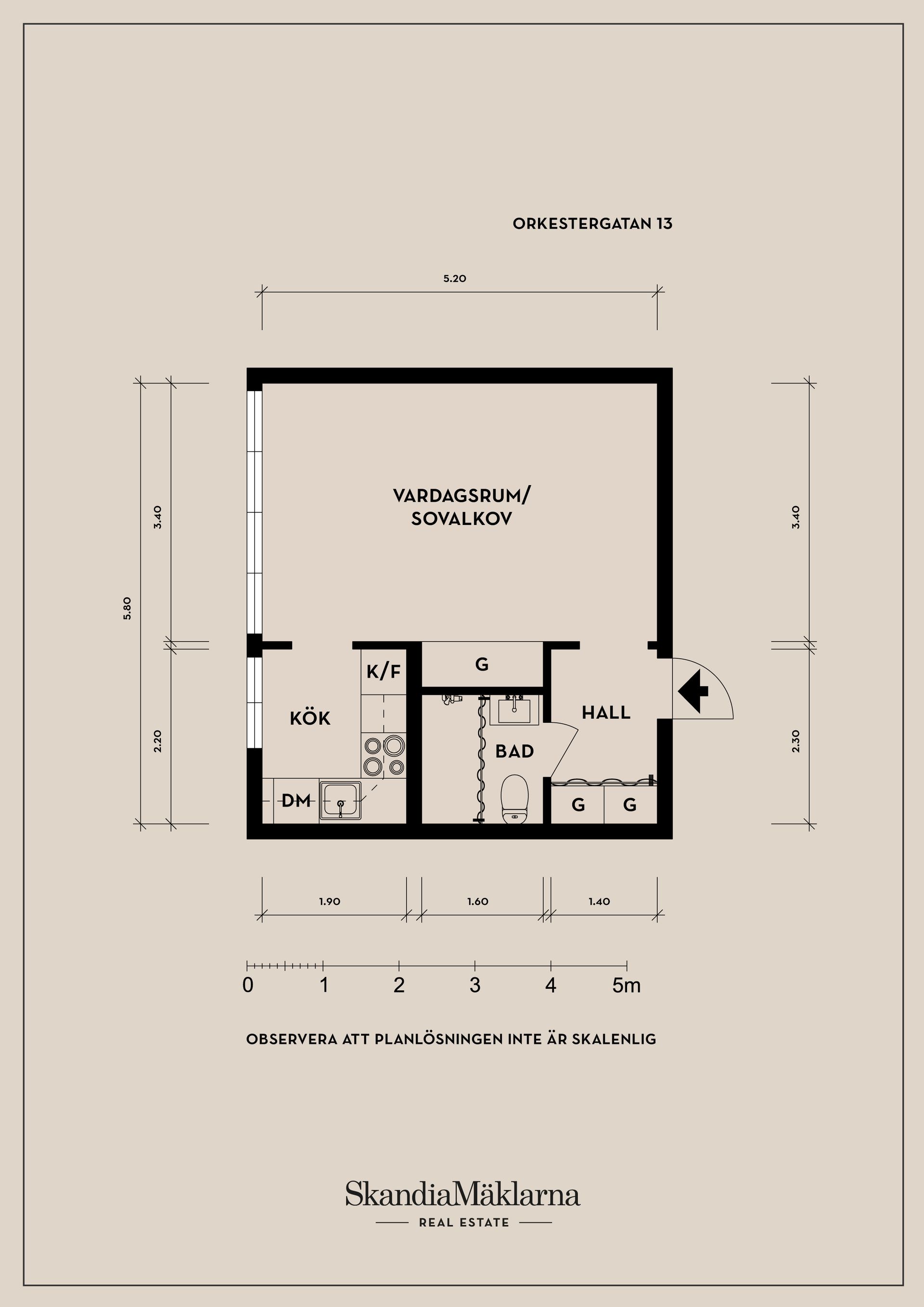Bostadsrätt, Orkestergatan 13, Kaverös, Göteborg