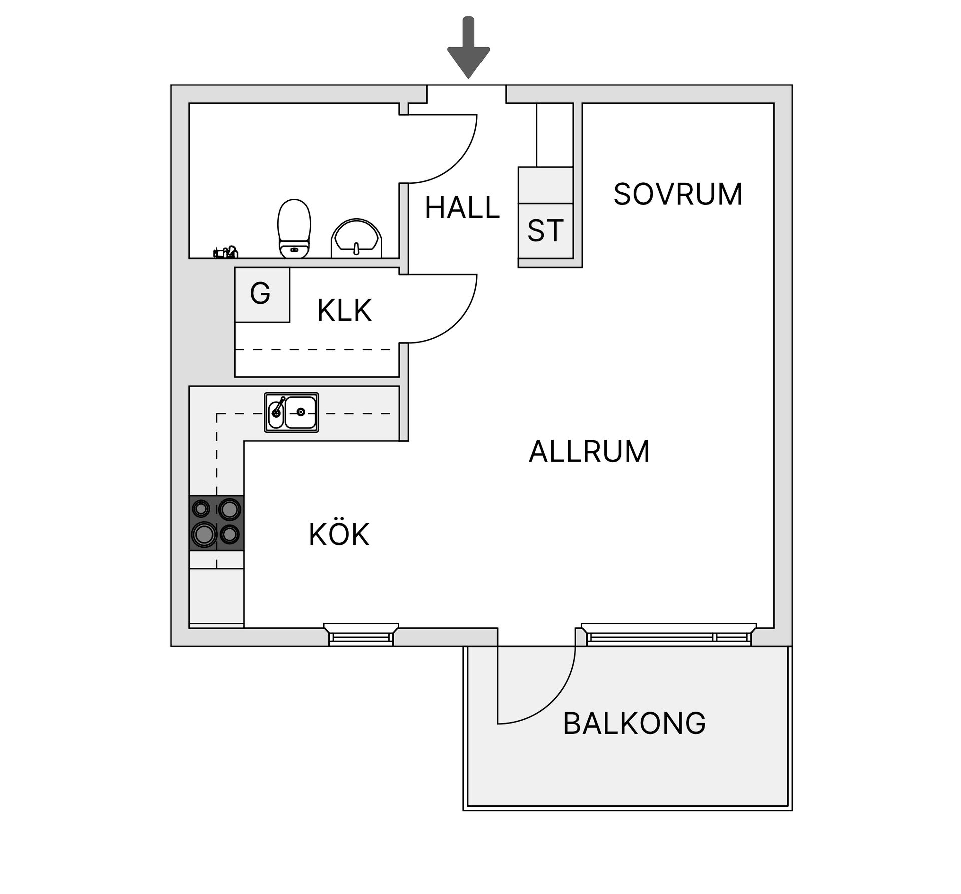 Bostadsrätt, Korsvägen 3, Roslags Näsby, Täby