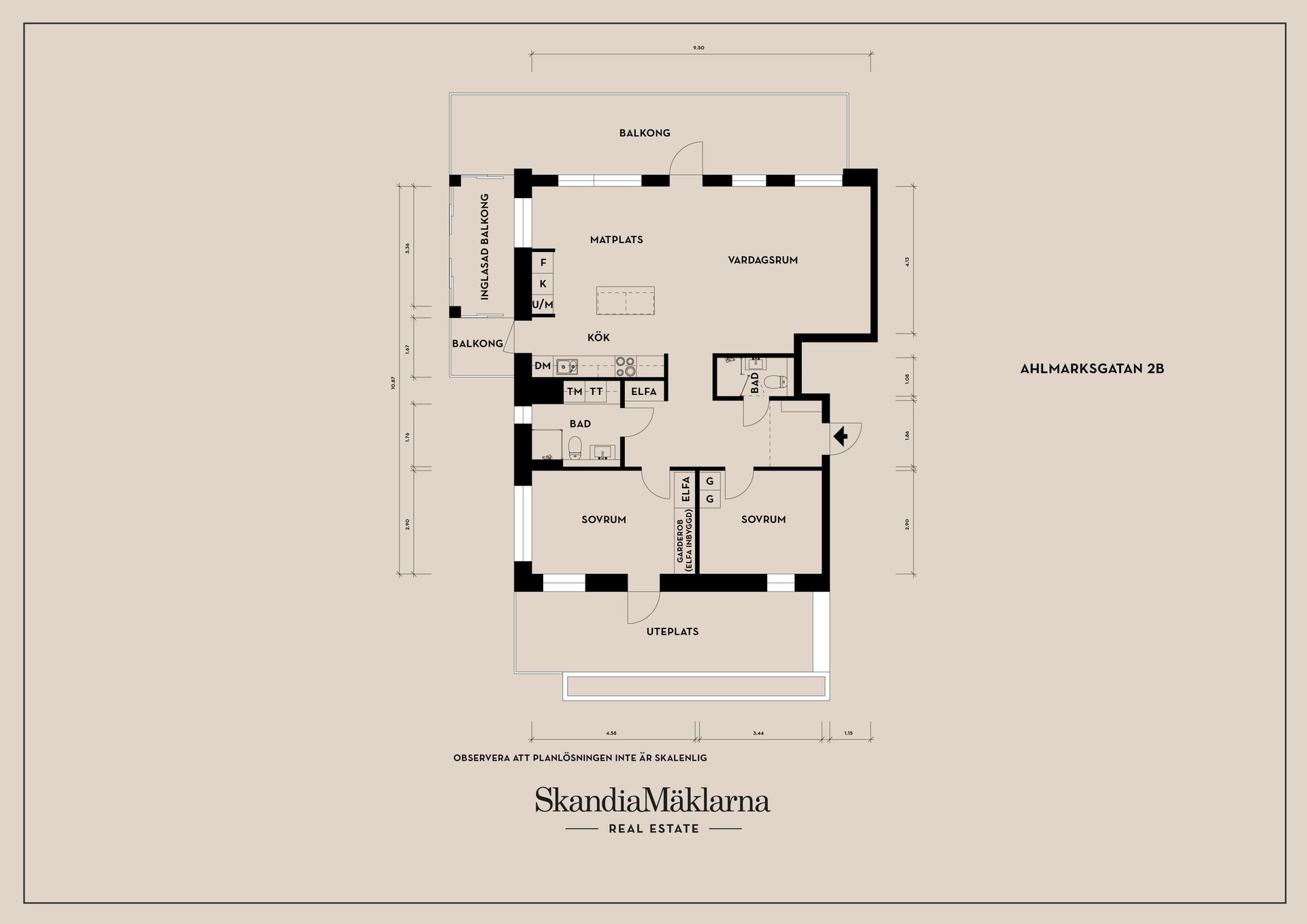 Bostadsrätt, Ahlmarksgatan 2B, Bryggudden, Karlstad