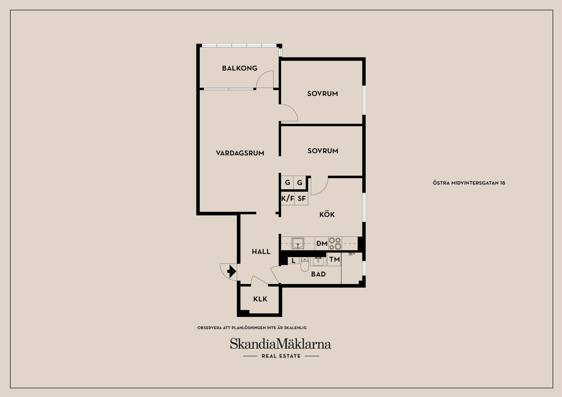 Bostadsrätt, Östra Midvintersgatan 18, Kortedala, Göteborg