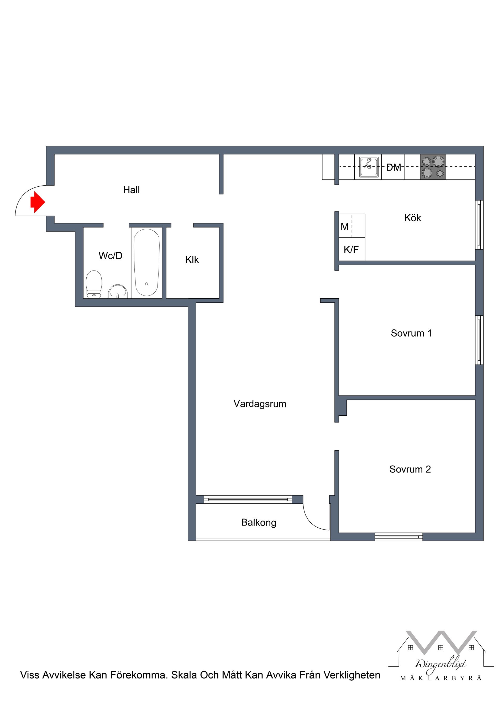 Bostadsrätt, Ringvägen 10, entréplan, Kungsängen centrum, Upplands-Bro