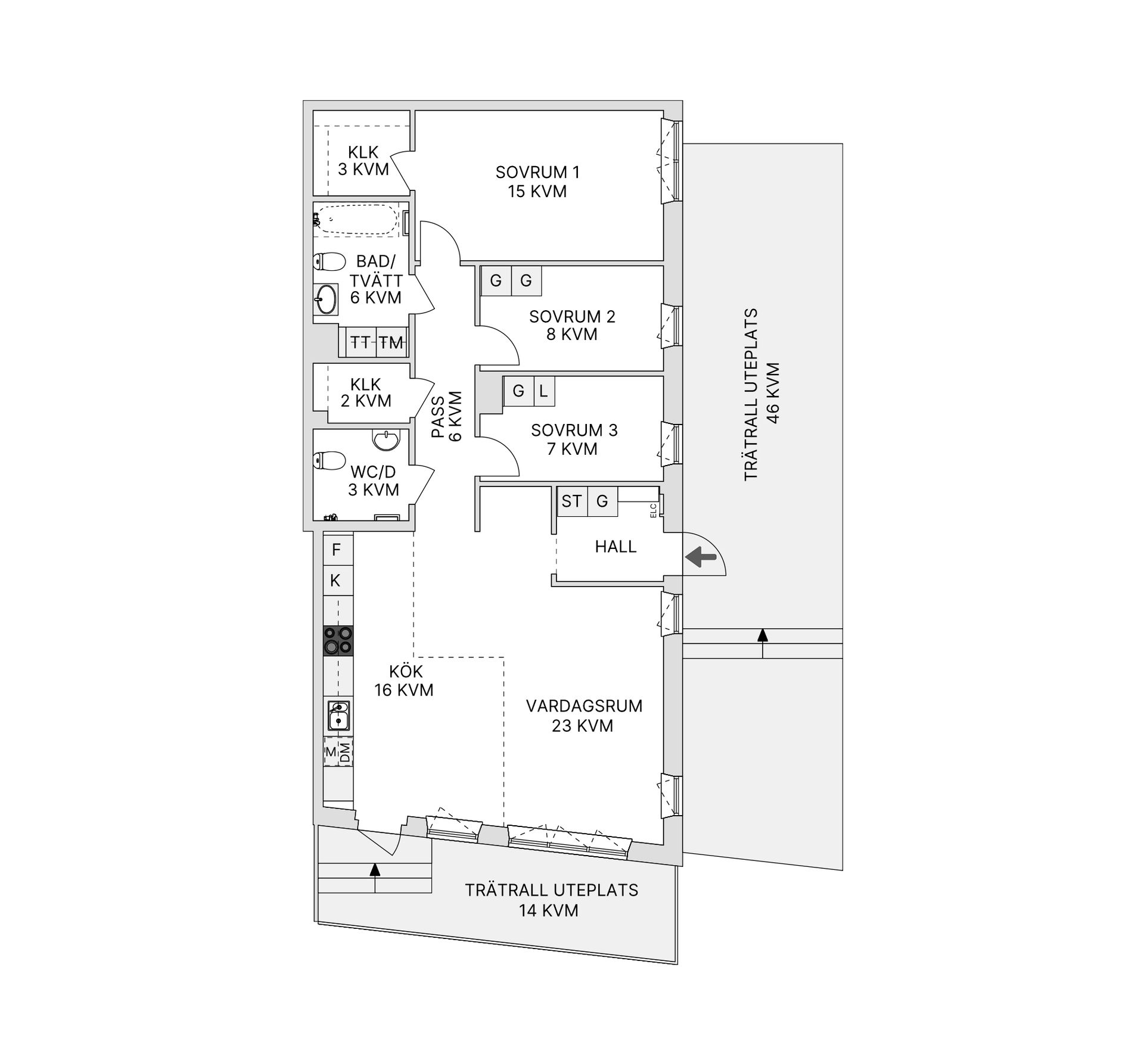 Bostadsrätt, Turebergs allé 29, Tureberg, Sollentuna