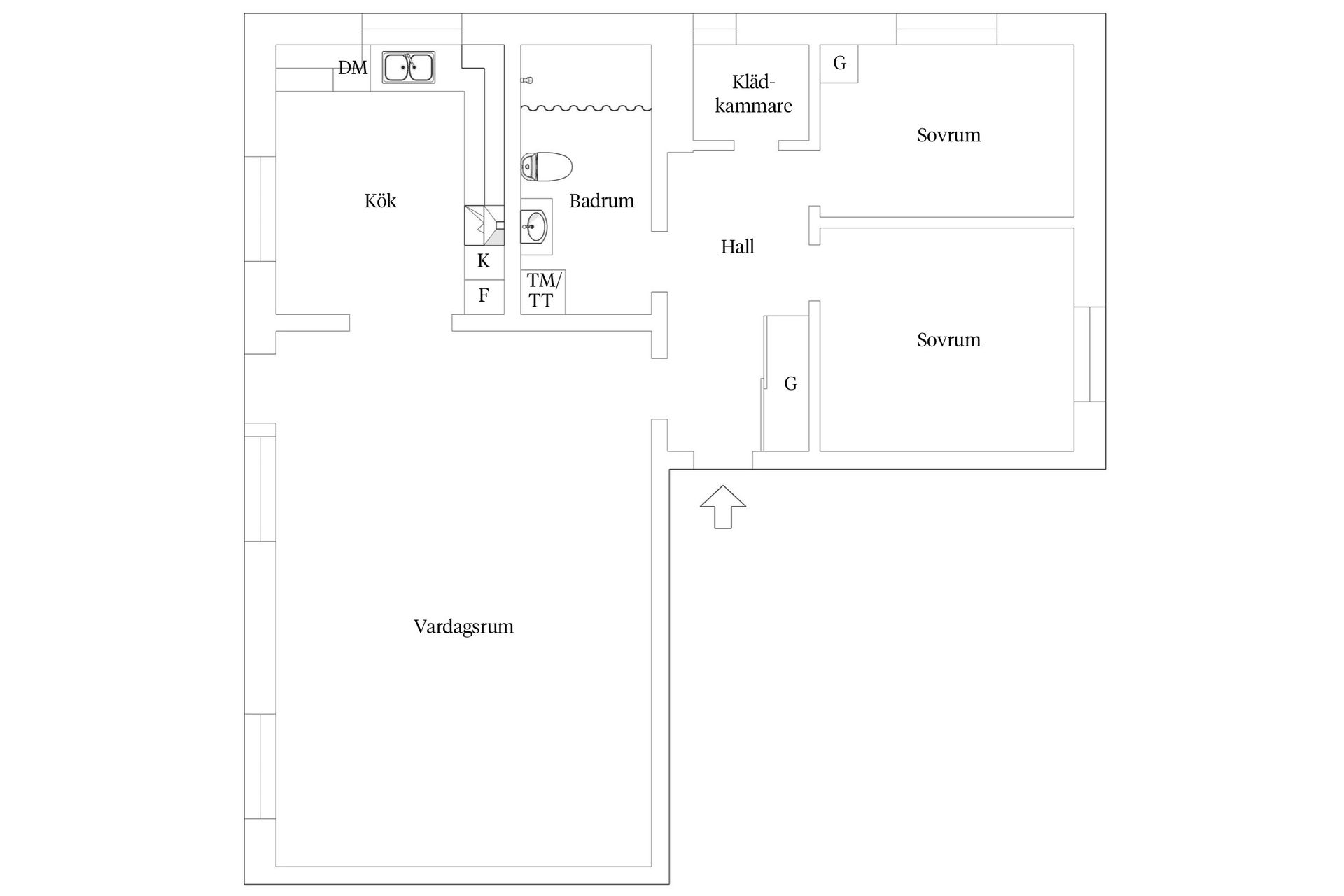 Bostadsrätt, Övre Eneborgsvägen 34B, Eneborg, Helsingborg
