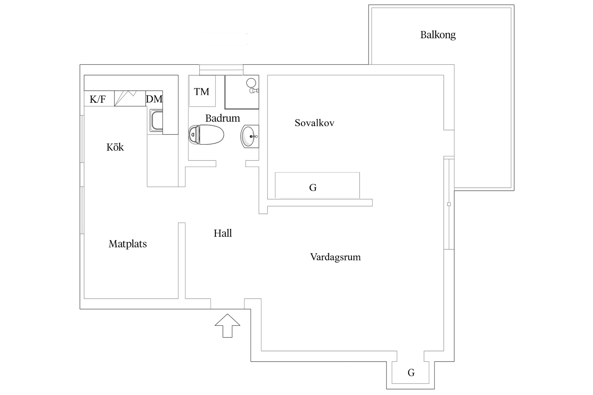 Bostadsrätt, Kinnekullevägen 37, Bromma - Traneberg, Stockholm