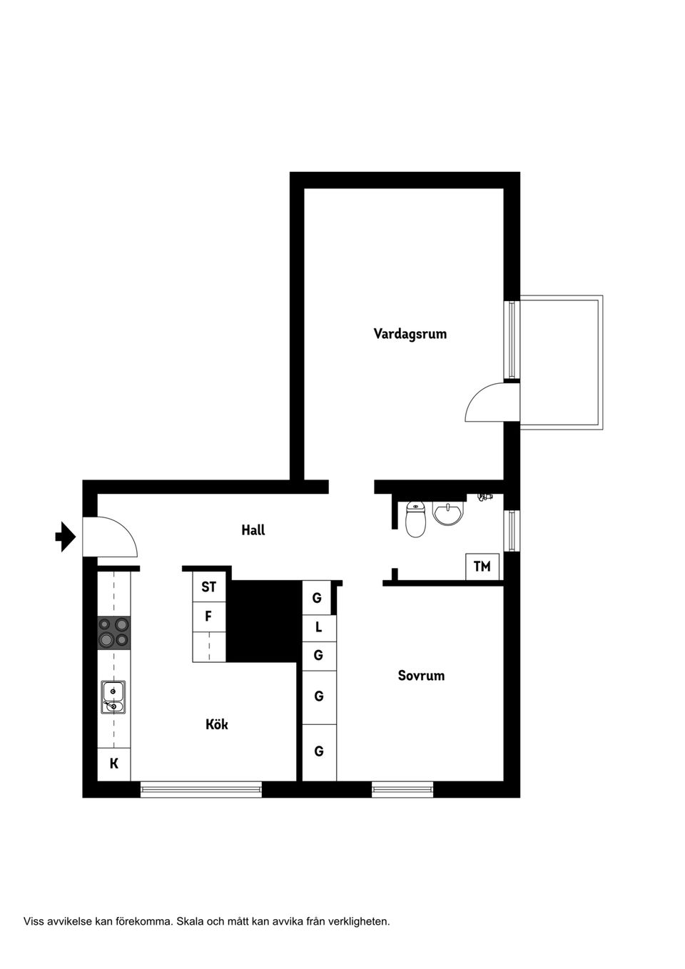 Bostadsrätt, Enserudsgatan 19A, Centralt, Kristinehamn