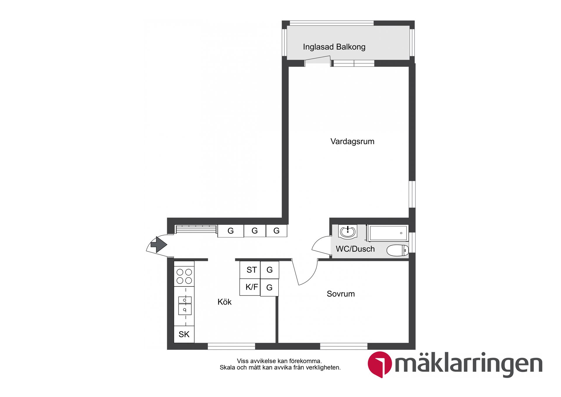 Bostadsrätt, Frihetsvägen 9, Jakobsberg, Järfälla