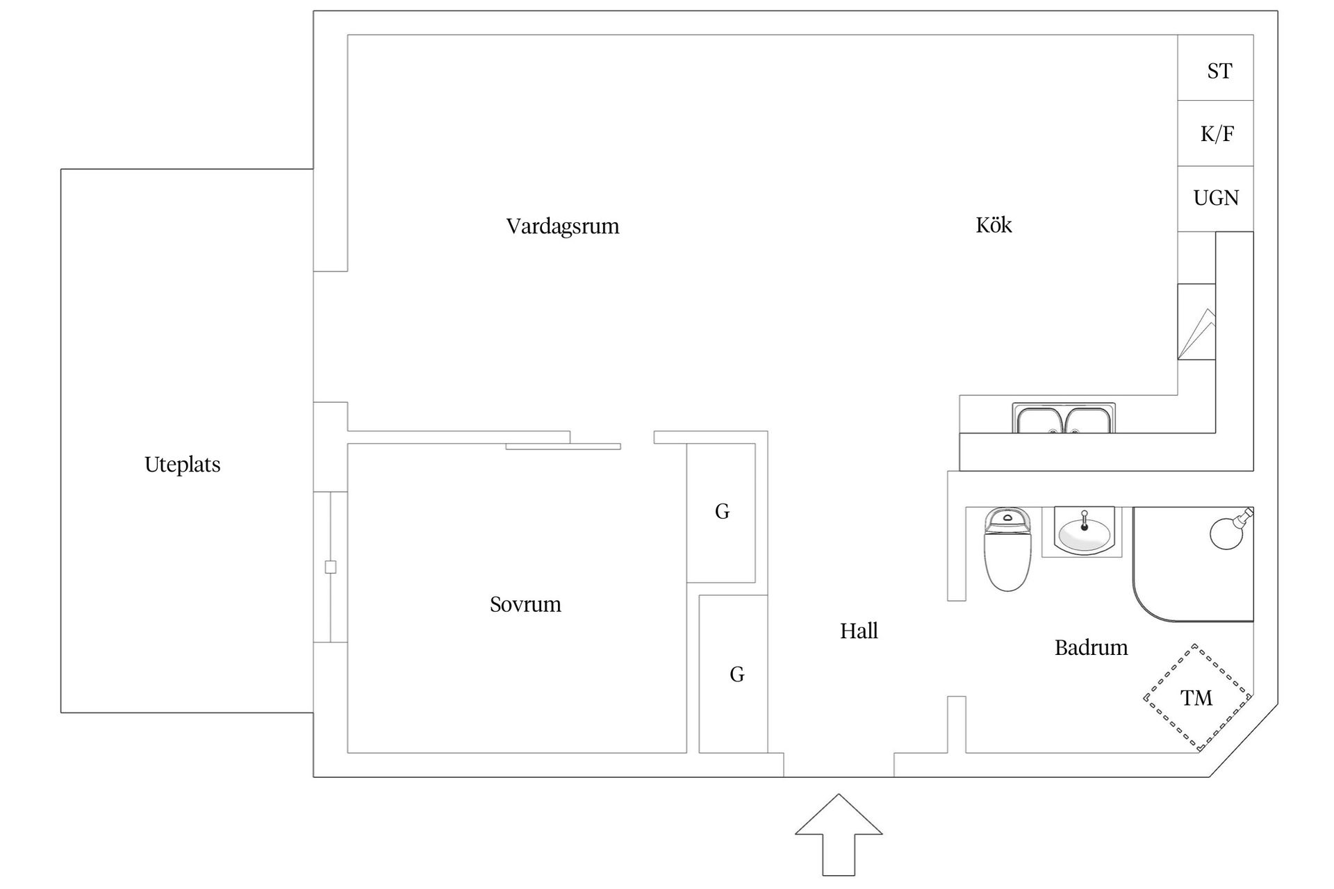 Bostadsrätt, Herrgårdsgatan 4C, Tingvallastaden, Karlstad