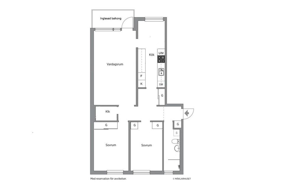 Bostadsrätt, Rågången 8b, Berghem, Umeå