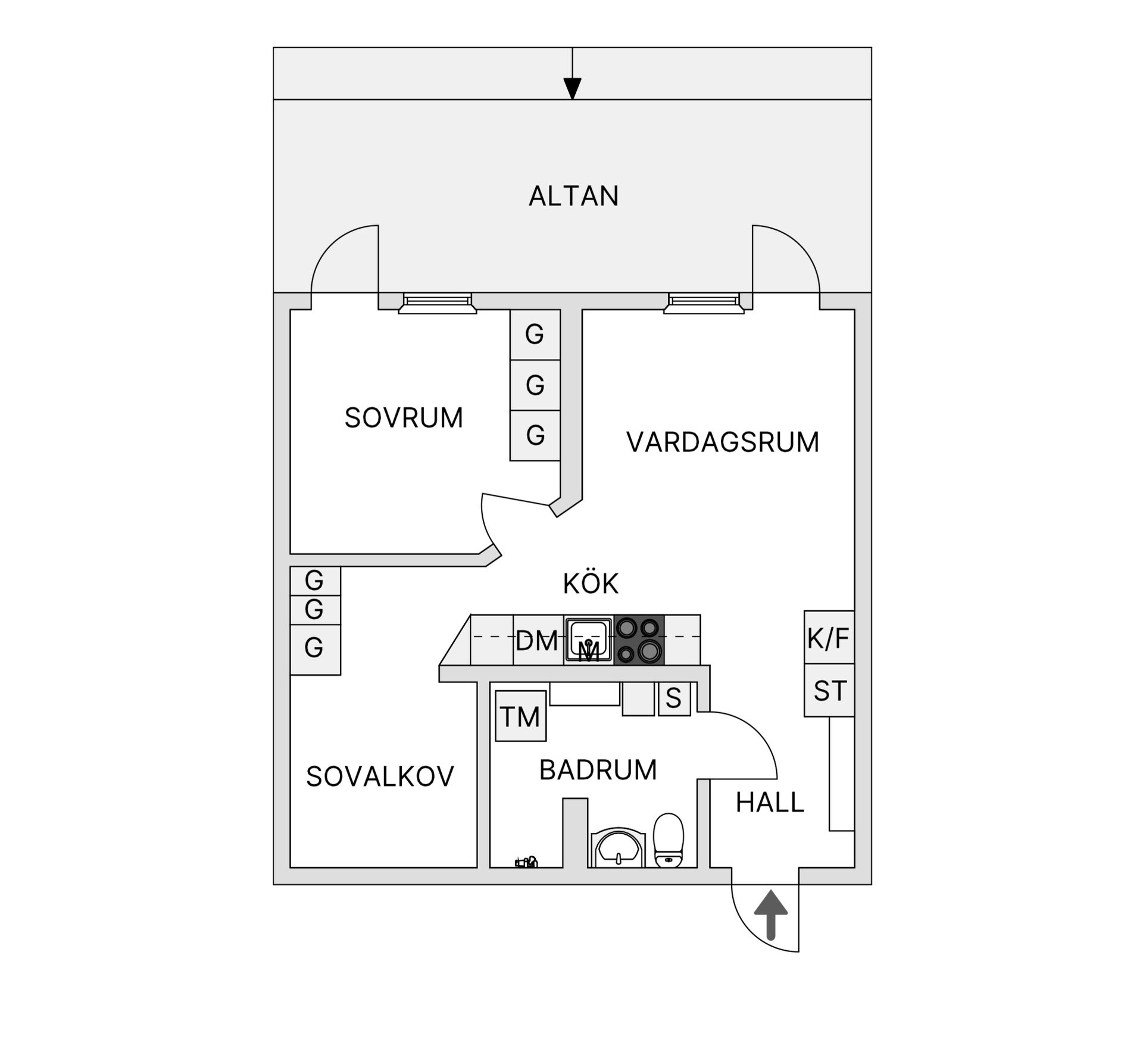 Bostadsrätt, John Åkerlunds väg 9, Tärnaby, Storuman