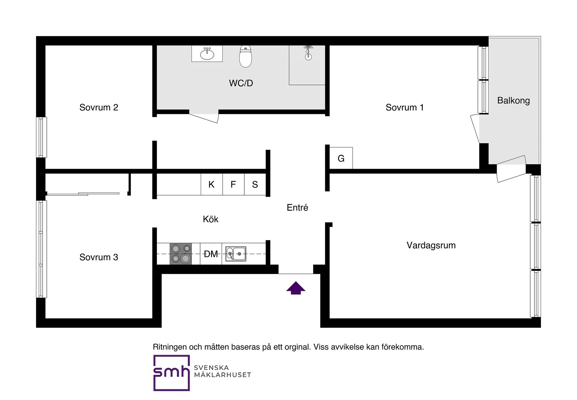 Bostadsrätt, Wiboms väg 9, Västra Skogen, Solna