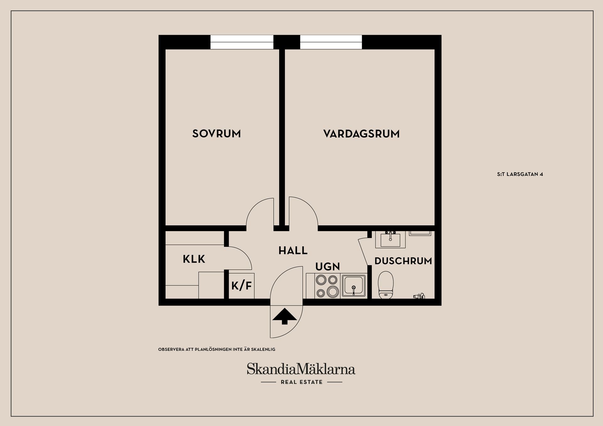 Bostadsrätt, S:t Larsgatan 4, Vasastaden/centralt, Linköping