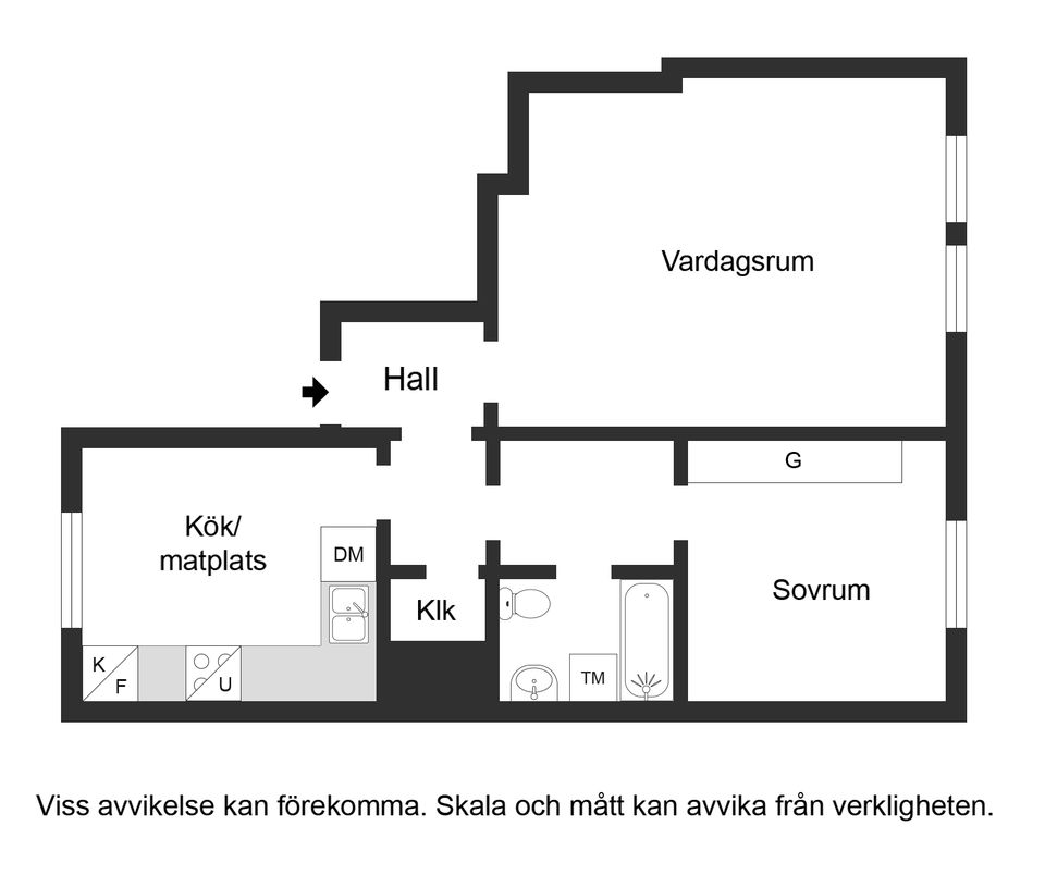 Bostadsrätt, S:t Persgatan 148E, Centralt, Norrköping